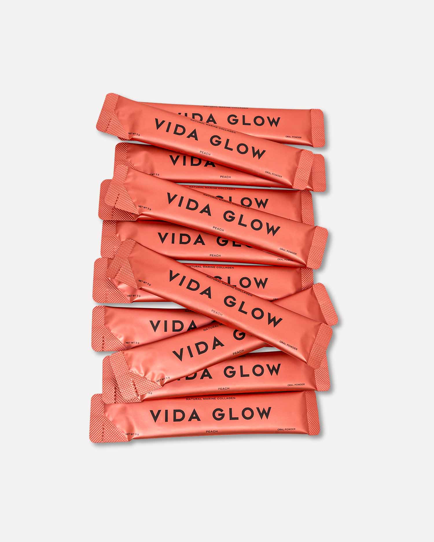 Natural Marine Collagen Sachets - Peach - Image 5